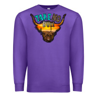 Purple take no bull Premium Sweatshirt - RacoonDesign