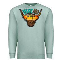 Seafoam take no bull Premium Sweatshirt - RacoonDesign