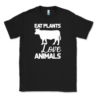 Eat Plants Love Animals Classic Tee | Teevron