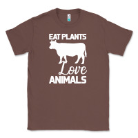 Chestnut Eat Plants Love Animals Classic Tee - Bettercallsaul