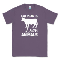 Lavender Eat Plants Love Animals Classic Tee - Bettercallsaul