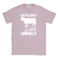 Lilac Eat Plants Love Animals Classic Tee - Bettercallsaul