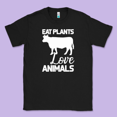 Eat Plants Love Animals Classic Tee Designed By Bettercallsaul