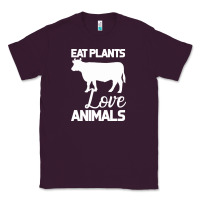 Plum Eat Plants Love Animals Classic Tee - Bettercallsaul