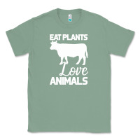 Sage Eat Plants Love Animals Classic Tee - Bettercallsaul