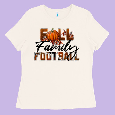 Fall Family Football Ladies Tee Designed By Lillyallendesigns