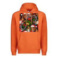 Carrot christmas horse leopard Premium Hoodie - FaDigitalArtStudio