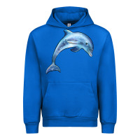 Cobalt dolphin Urban Hoodie - BarkalooDesign