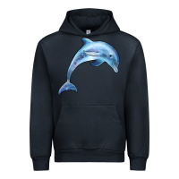 Navy dolphin Urban Hoodie - BarkalooDesign