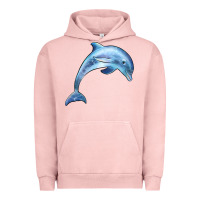 Pigment Salmon dolphin Urban Hoodie - BarkalooDesign
