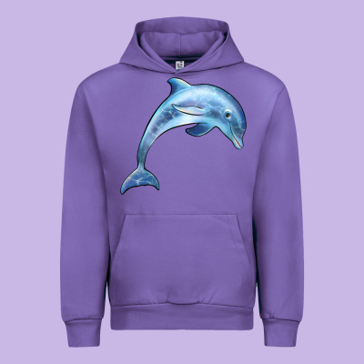 Dolphin Urban Hoodie Designed By Barkaloodesign