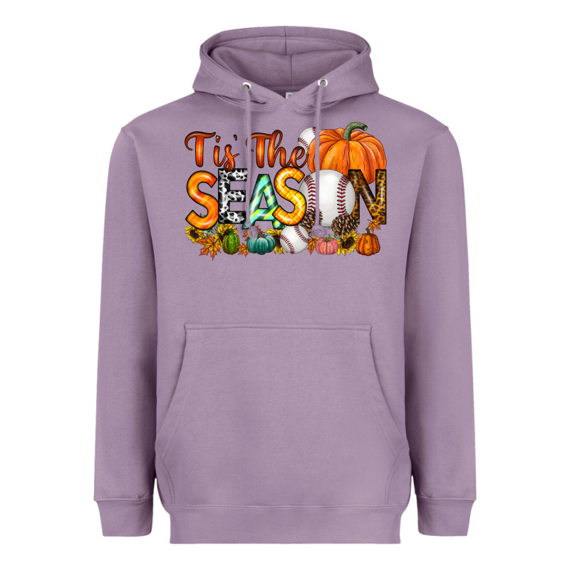 Tis The Season Baseball Heavyweight Hoodie by RacoonDesign | Teevron