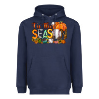 Navy tis the season baseball Heavyweight Hoodie - RacoonDesign