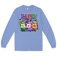 Colony Blue happy halloween jars Long Sleeve Tee - CowGirlArtShop