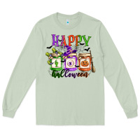 Matcha happy halloween jars Long Sleeve Tee - CowGirlArtShop