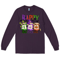Plum happy halloween jars Long Sleeve Tee - CowGirlArtShop
