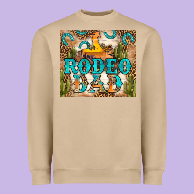 Western Rodeo Dad Tumbler Heavyweight Sweatshirt Designed By Bundleandbundleshop