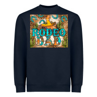 Navy Western Rodeo Dad Tumbler Heavyweight Sweatshirt - BundleAndBundleShop