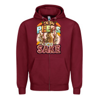 Burgundy Oh for peeps sake Easter Day Zipper Hoodie - LillyAllenDesigns