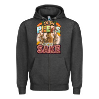 Charcoal Heather Oh for peeps sake Easter Day Zipper Hoodie - LillyAllenDesigns