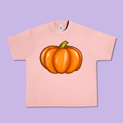 Pumpkin Urban Heavy Tee Designed By Texasbilliewilder