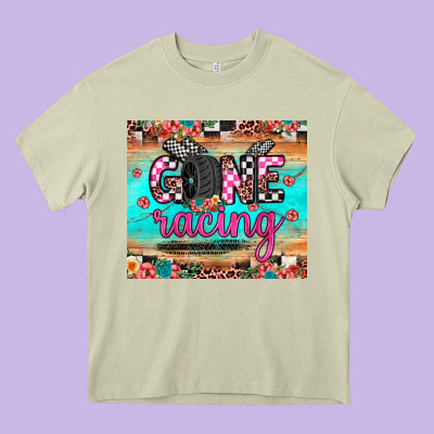 Gone Racing Heavy Core Tee Designed By Jahusdesignshop