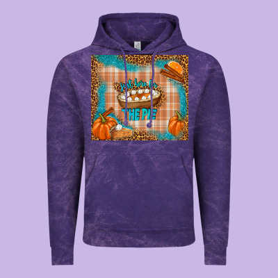 Just Here For The Pie Vintage Hoodie Designed By Tumblerdesignbyshophia