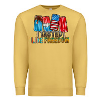 Antique Gold tasted like freedom Premium Sweatshirt - RacoonDesign