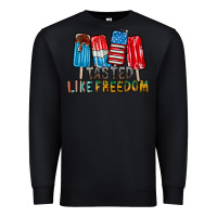 Black tasted like freedom Premium Sweatshirt - RacoonDesign