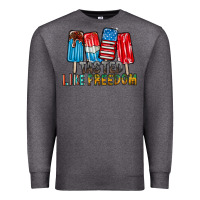 Charcoal Heather tasted like freedom Premium Sweatshirt - RacoonDesign