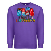 Purple tasted like freedom Premium Sweatshirt - RacoonDesign