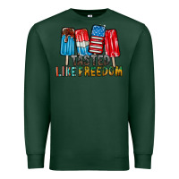 Sports Green tasted like freedom Premium Sweatshirt - RacoonDesign