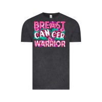 Vintage Black Breast Cancer Warrior Vintage Tee - texasbilliewilder