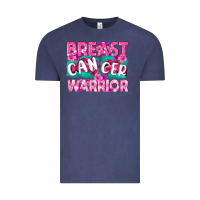 Vintage Denim Breast Cancer Warrior Vintage Tee - texasbilliewilder