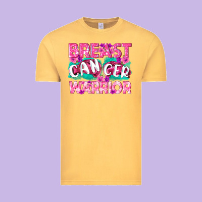 Breast Cancer Warrior Vintage Tee Designed By Texasbilliewilder