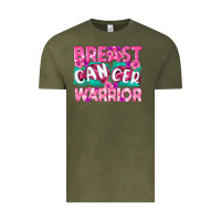 Vintage Olive Breast Cancer Warrior Vintage Tee - texasbilliewilder