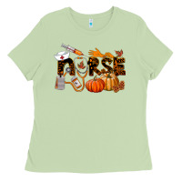 Matcha Fall Nurse Ladies Tee - LillyAllenDesigns