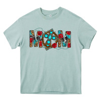 Western Mom With Cross Heavy Core Tee | Teevron