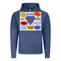 Vintage Denim super dad Vintage Hoodie - TumblerDesignByShophia