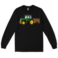 Black farm tractor Long Sleeve Tee - RanaPortraitStore