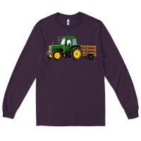Plum farm tractor Long Sleeve Tee - RanaPortraitStore