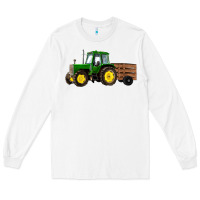 White farm tractor Long Sleeve Tee - RanaPortraitStore