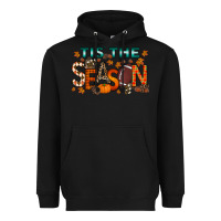 Black tis the season football Heavyweight Hoodie - RacoonDesign