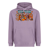 Lavender tis the season football Heavyweight Hoodie - RacoonDesign