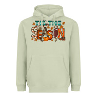 Matcha tis the season football Heavyweight Hoodie - RacoonDesign