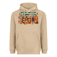Mushroom tis the season football Heavyweight Hoodie - RacoonDesign
