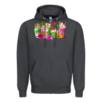Smoke Stuck On You Cup Zipper Hoodie - CowhideDigitalArt