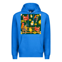 True Royal farm life seamless pattern Premium Hoodie - FaDigitalArtStudio