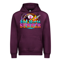 Mauve Wine hot nurse summer Urban Hoodie - BarkalooDesign