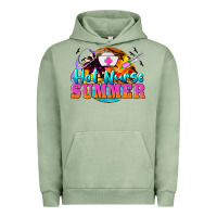 Pigment Oil Green hot nurse summer Urban Hoodie - BarkalooDesign